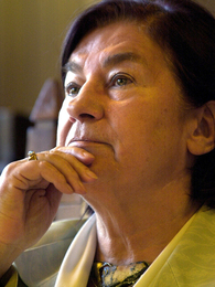 Portrait image of Christa Wolf